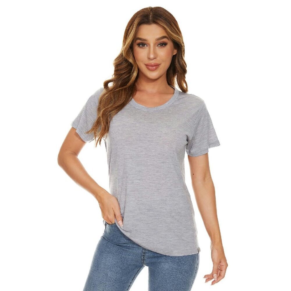 Women's Merino Wool Athletic Tee Base Layer Short Sleeve T-Shirt